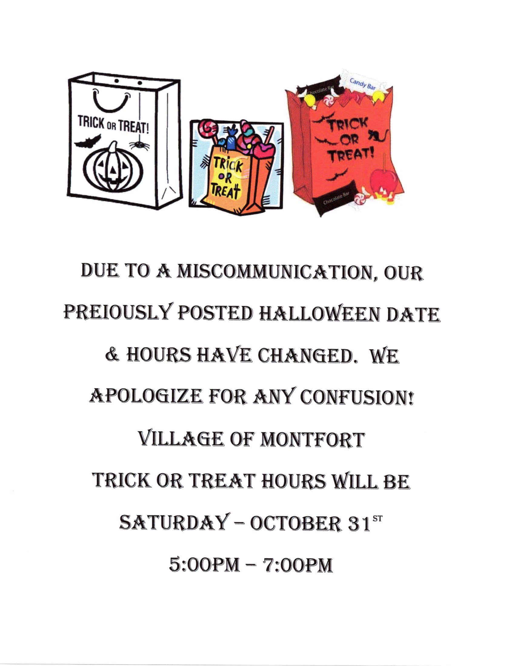 2026 Halloween Hours